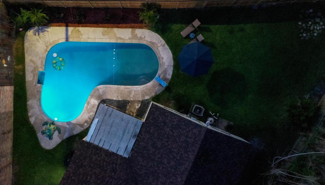 1976Houstongem Luminous Pvtpool & Hottub Dt20Mins For Lrg Families 6Beds 2Bath Villa Dış mekan fotoğraf